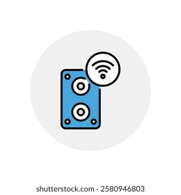 Speaker icon vector stock illustration