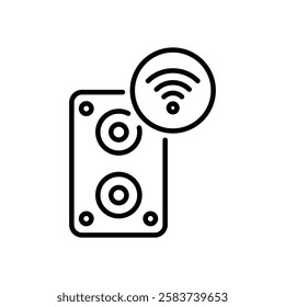 Speaker icon vector stock illustration