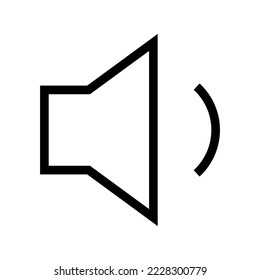 Speaker Icon Vector Symbol Design Illustration