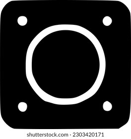 speaker icon vector symbol design illustration