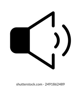 Speaker Icon Vector Symbol Design Illustration