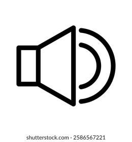 Speaker Icon Vector Symbol Design Illustration
