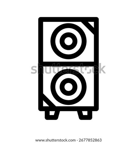 Speaker Icon Vector Symbol Design Illustration
