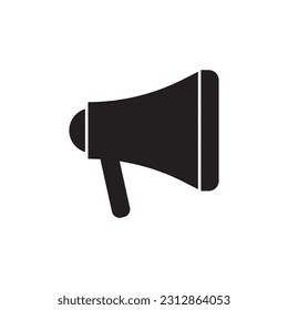 diseño del logotipo de la ilustración de la plantilla del vector del icono del altavoz