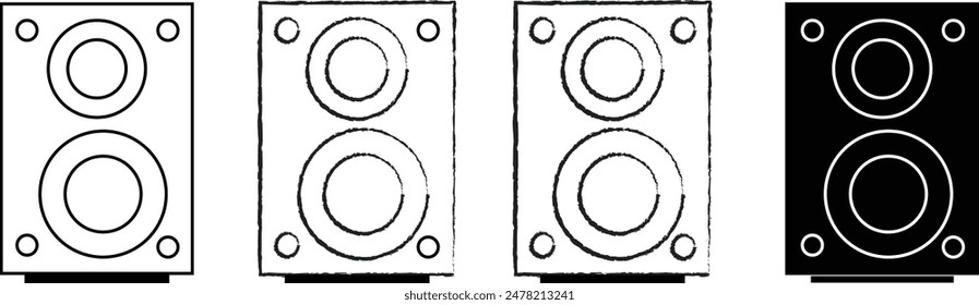Lautsprechersymbol Vektorgrafik Vorlagen EPS 10