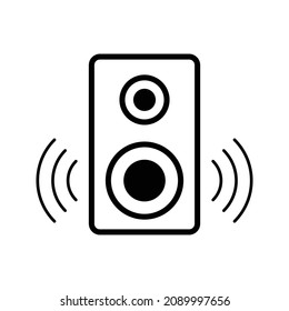 Speaker Icon vector templates on white background