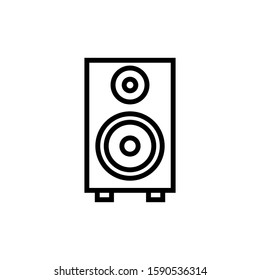 Speaker Icon vector templates in outline style on white background for your website and other