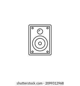 Speaker icon vector templates Speaker icon ,sound icon vector illustration flat style
