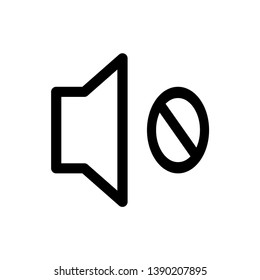 speaker icon vector trendy flat style