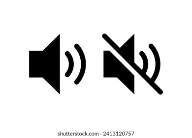 Speaker icon vector. UI speaker sound sign.