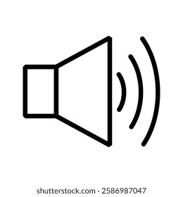 Speaker icon vector. Volume icon. Vector of speaker icon