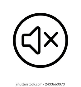 Speaker icon vector. Volume illustration sign. Loudspeaker symbol or logo.