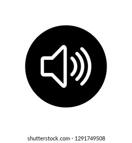 Speaker icon vector. Volume icon. Loudspeaker icon vector