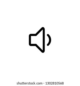 Speaker icon vector. Volume icon. Loudspeaker icon vector