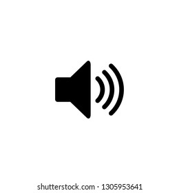 Speaker icon vector. Volume icon. Loudspeaker icon vector