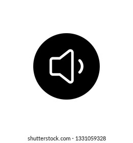 Speaker icon vector. Volume icon. Loudspeaker icon vector. volume button