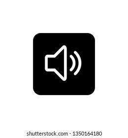 Speaker icon vector. Volume icon. Loudspeaker icon vector