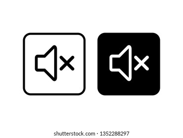 Speaker icon vector. Volume icon. Loudspeaker icon vector