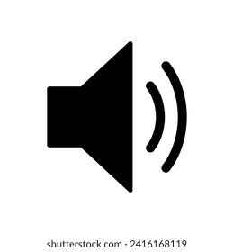 Speaker icon vector. volume icon vector. loudspeaker icon vector. sound symbol