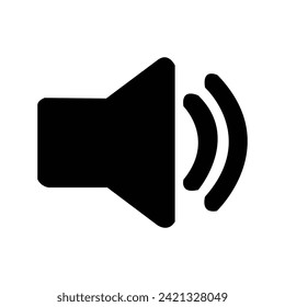 Vector de icono del altavoz. vector de icono de volumen. vector de icono de altavoz. símbolo de sonido. Ilustración vectorial. Archivo EPS 37.