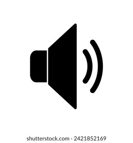 Speaker icon vector. volume icon vector. loudspeaker icon vector. sound symbol