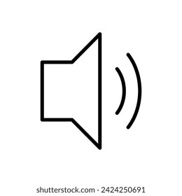 Lautsprechersymbol, Vektorgrafik. Lautstärkesymbol, Vektorgrafik. Lautsprechersymbol, Vektorgrafik. Tonsymbol