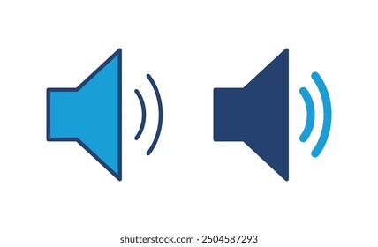Vektorsymbol des Lautsprechers. Volume-Symbol, Vektor. Lautsprecher-Icon-Vektor. Klangzeichen