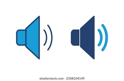 Icono de altavoz Vector. Vector de icono de volumen. Vector de icono de altavoz. símbolo de sonido
