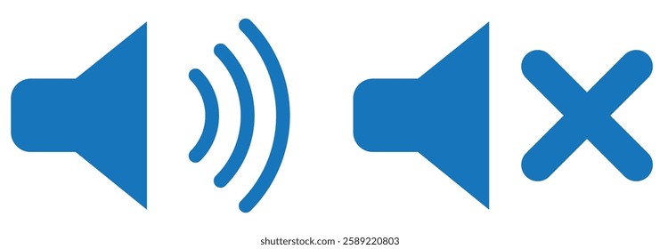 Speaker icon vector. Volume icon. Loudspeaker icon vector