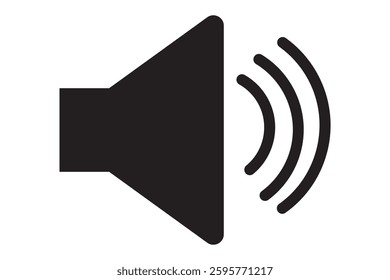 Speaker icon vector. Volume icon. Loudspeaker icon vector design eps 10 
