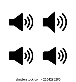 Speaker icon vector. volume sign and symbol. loudspeaker icon. sound symbol