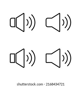 Speaker icon vector. volume sign and symbol. loudspeaker icon. sound symbol