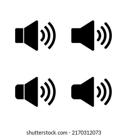 Speaker icon vector. volume sign and symbol. loudspeaker icon. sound symbol