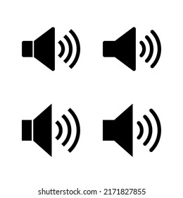 Speaker icon vector. volume sign and symbol. loudspeaker icon. sound symbol