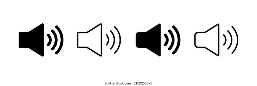 Speaker icon vector. volume sign and symbol. loudspeaker icon. sound symbol