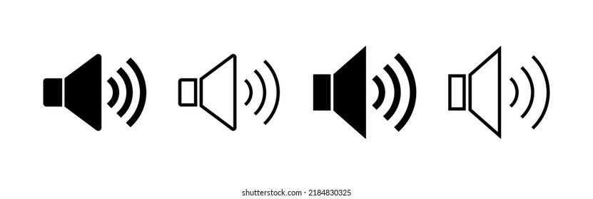 Speaker icon vector. volume sign and symbol. loudspeaker icon. sound symbol