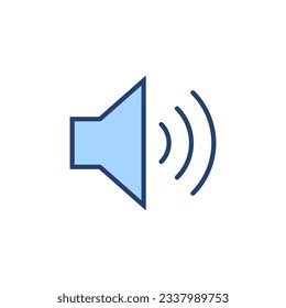 Vector de icono del altavoz. signo de volumen y símbolo. icono de altavoz. símbolo de sonido