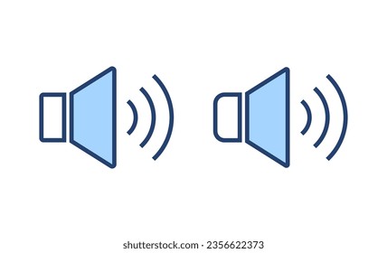Speaker icon vector. volume sign and symbol. loudspeaker icon. sound symbol