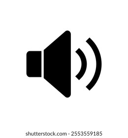 Speaker icon vector. volume sign and symbol. loudspeaker icon. sound symbol