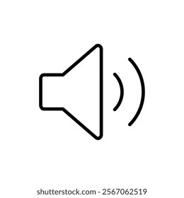 Speaker icon vector. volume sign and symbol. loudspeaker icon. sound symbol