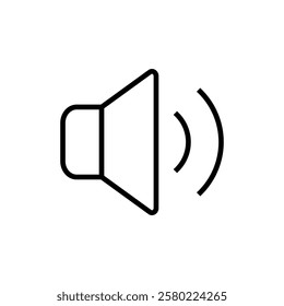 Speaker icon vector. volume sign and symbol. loudspeaker icon. sound symbol