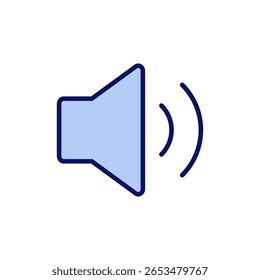 Icono de altavoz. Vector de volumen. icono de altavoz. símbolo de sonido
