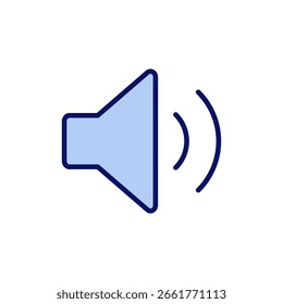 Icono de altavoz. Vector de volumen. icono de altavoz. símbolo de sonido