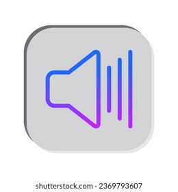 speaker icon vector volume symbol design illustration
