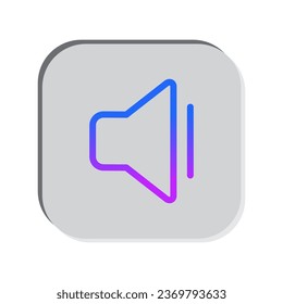 speaker icon vector volume symbol design illustration