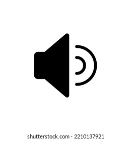Speaker icon vector for web and mobile app. volume sign and symbol. loudspeaker icon. sound symbol