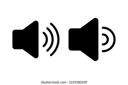 Speaker icon vector for web and mobile app. volume sign and symbol. loudspeaker icon. sound symbol