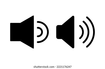 Speaker icon vector for web and mobile app. volume sign and symbol. loudspeaker icon. sound symbol