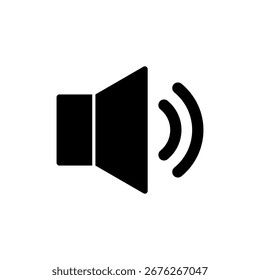 Speaker icon vector for web and mobile app. volume sign and symbol. loudspeaker icon. sound symbol
