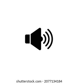 Speaker icon vector for web site Computer and mobile app
